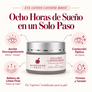 Eye Lotion Caffeine Boost | Contorno de ojos para ojeras y bolsas | Todo tipo de piel